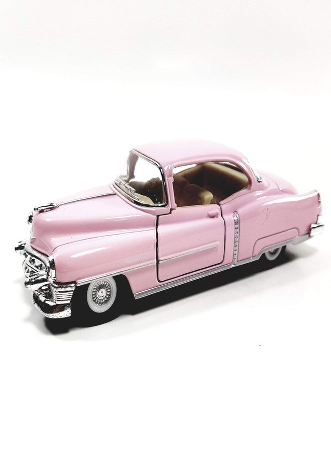 KITMEER 1953 Cadillac Series 62 Cotton Candy Pink 5 Inch 1:43 O Scale Die Cast Metal Model Toy Classic Vintage Car - Image 1